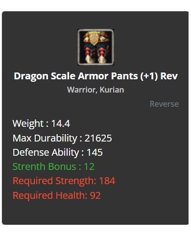 +1 Reb Dragon Set