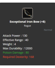 +8 Exp Iron Bow