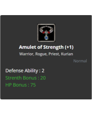 +1 Amulet of Str