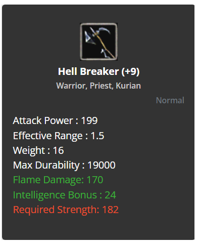 +9 Hell Brealer